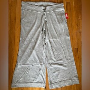 NWT Molly Isadora Gray knit wide leg pants Size 2X